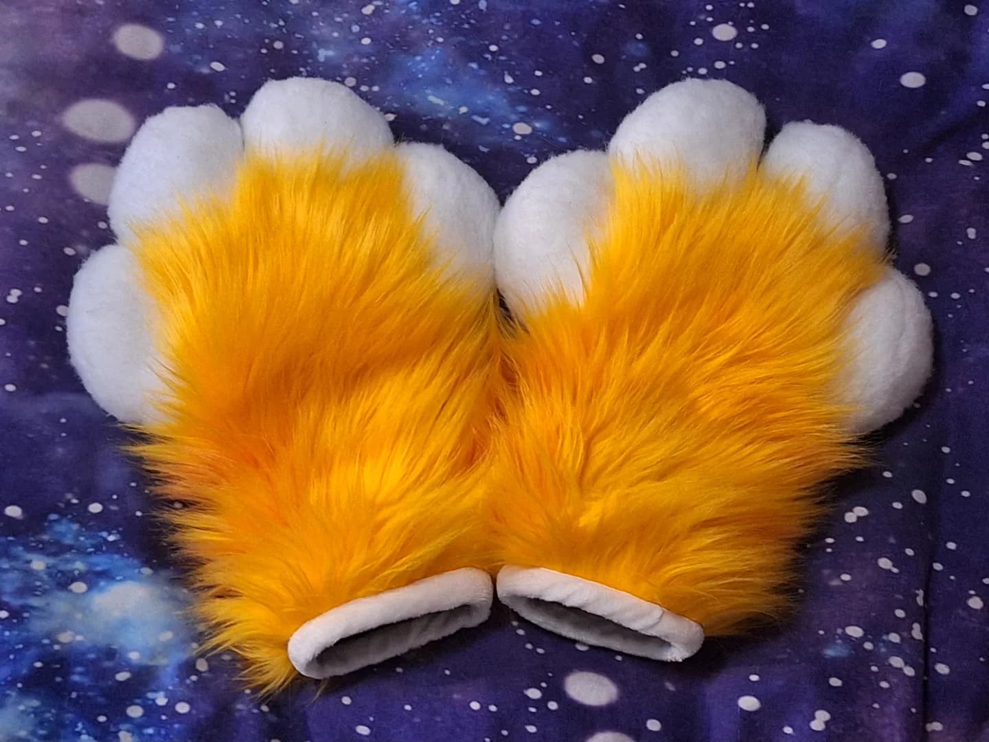 Marigold Paws — Padded Handpaws paws, toe side