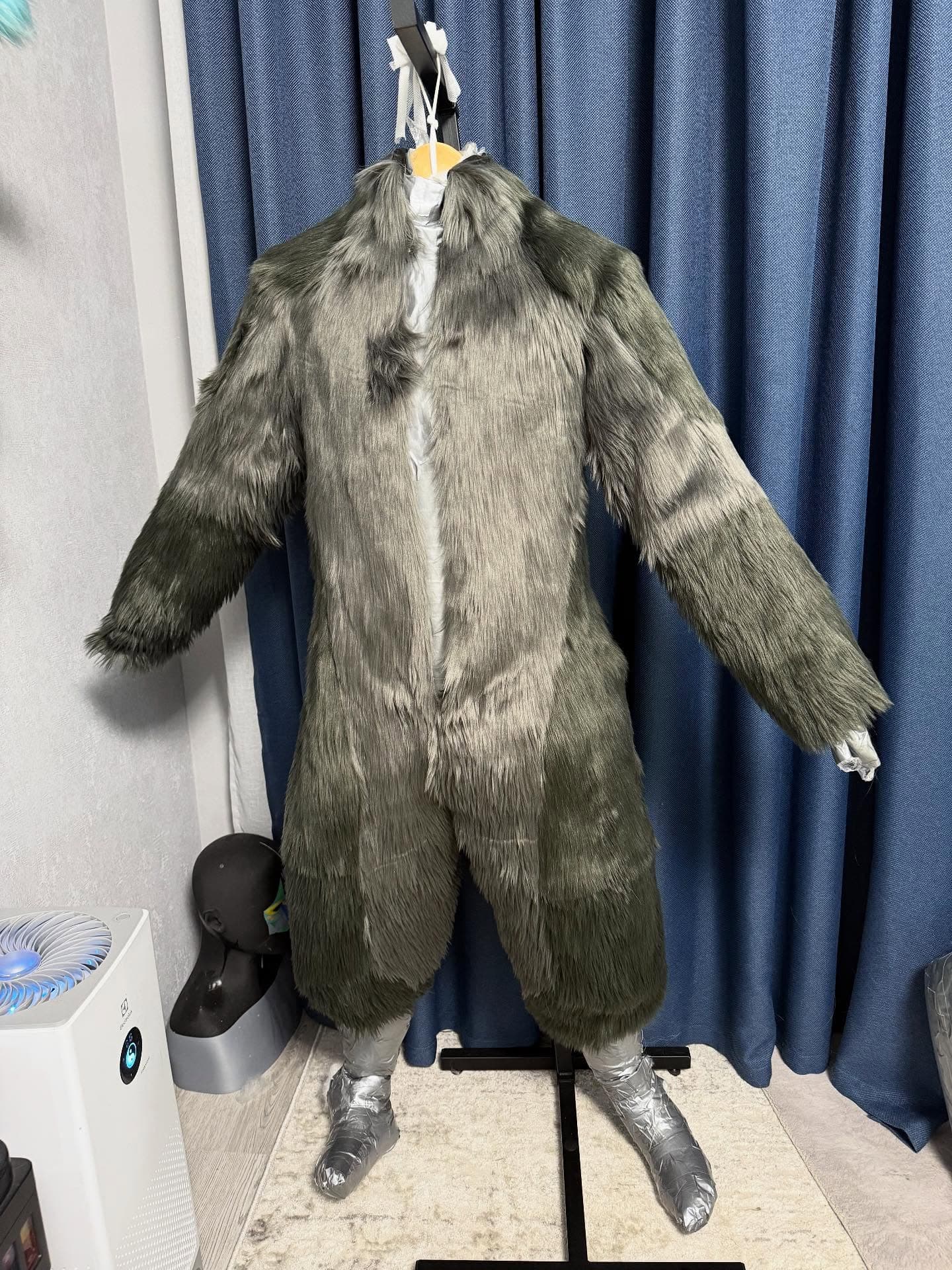 Moss — Forest Canine full suit, front view